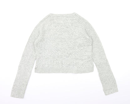 Select Womens Grey  Knit Pullover Jumper Size 12
