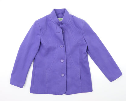 Northmoor Womens Blue   Overcoat Coat Size 12