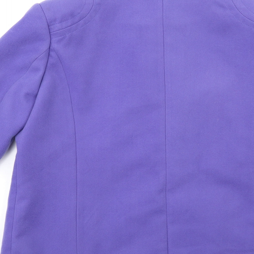 Northmoor Womens Blue   Overcoat Coat Size 12