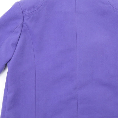 Northmoor Womens Blue   Overcoat Coat Size 12