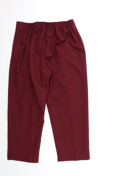 Preworn Womens Red   Trousers  Size S L26 in