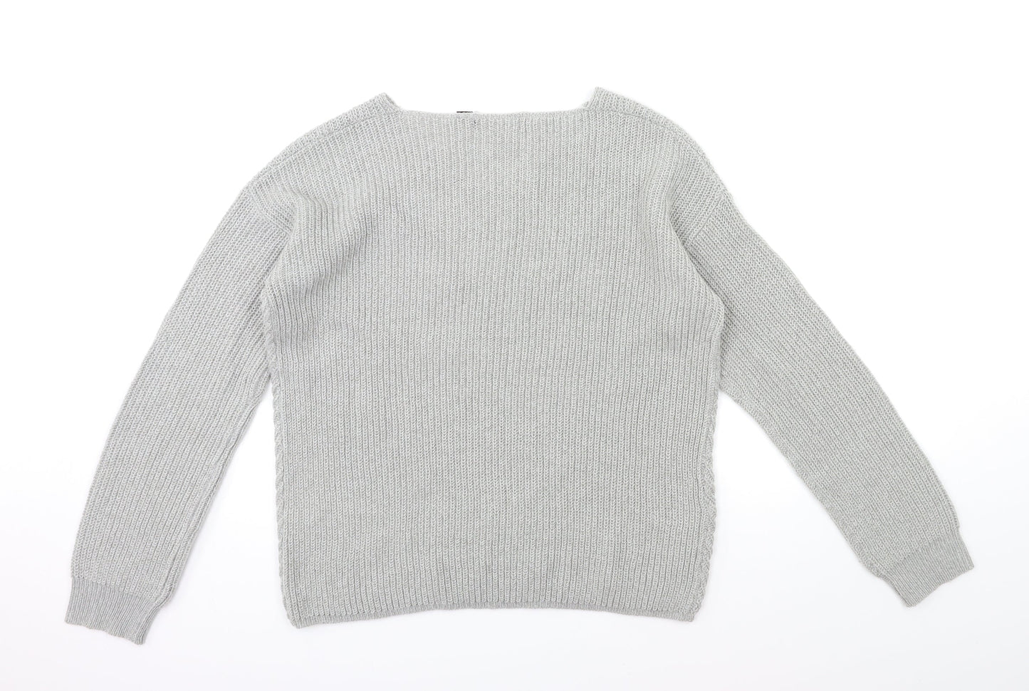 Avenue Womens Grey  Knit  Jumper Size 12