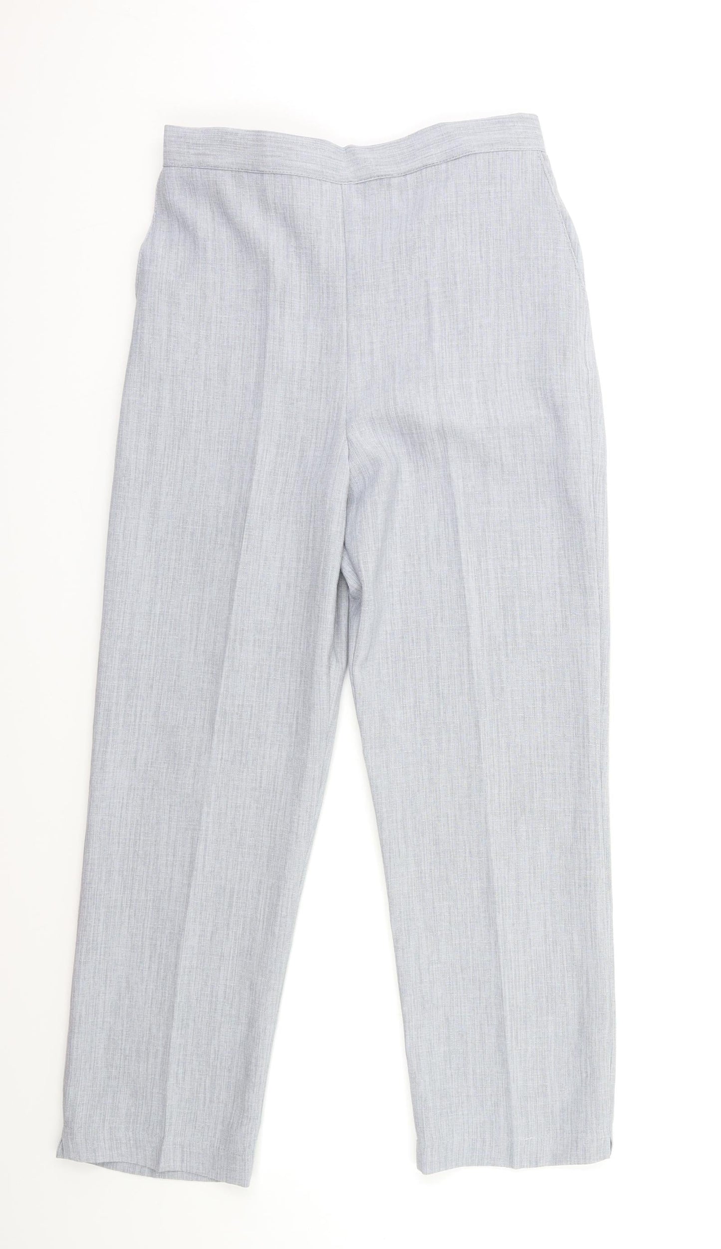 Preworn Womens Grey   Trousers  Size 10 L26 in