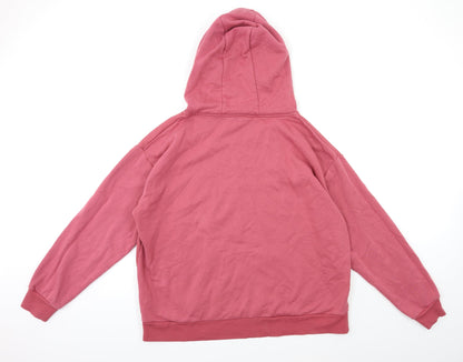 H&M Womens Pink   Pullover Hoodie Size L
