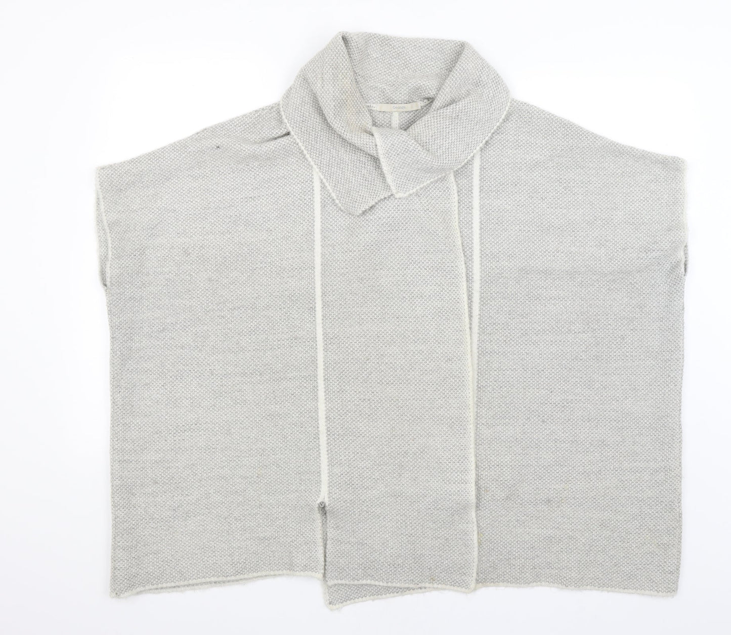 George Womens Grey   Wrap Jumper Size S