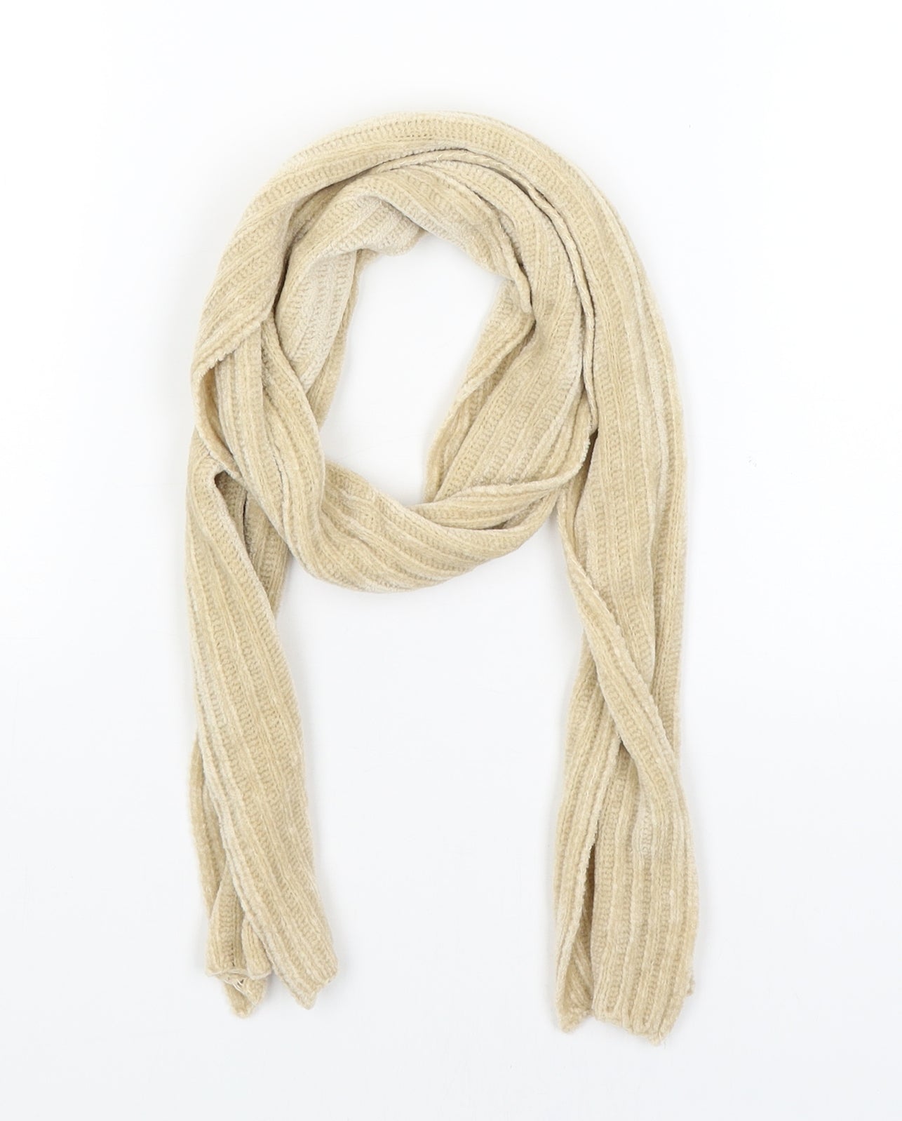 Preworn Womens Gold    Scarf