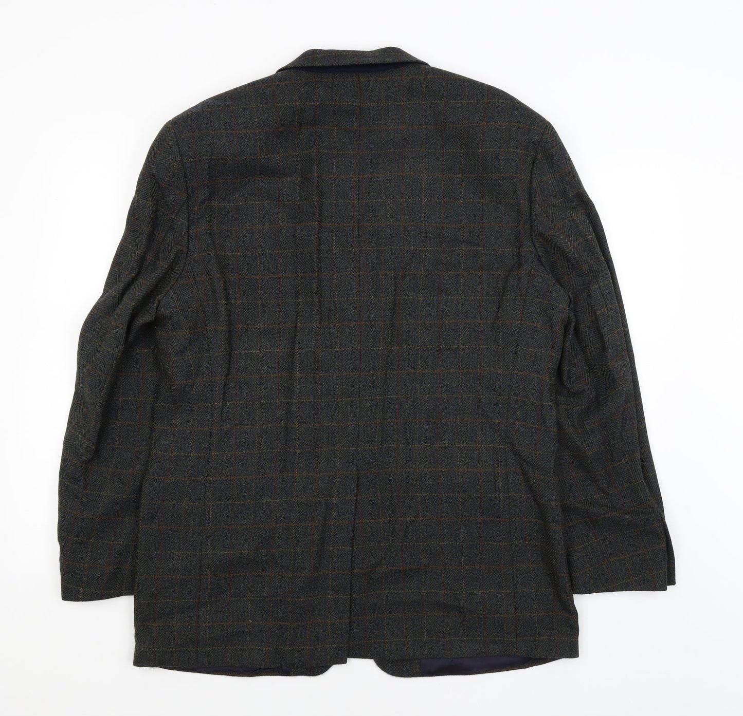 Westbury Mens Green Plaid  Jacket Blazer Size M