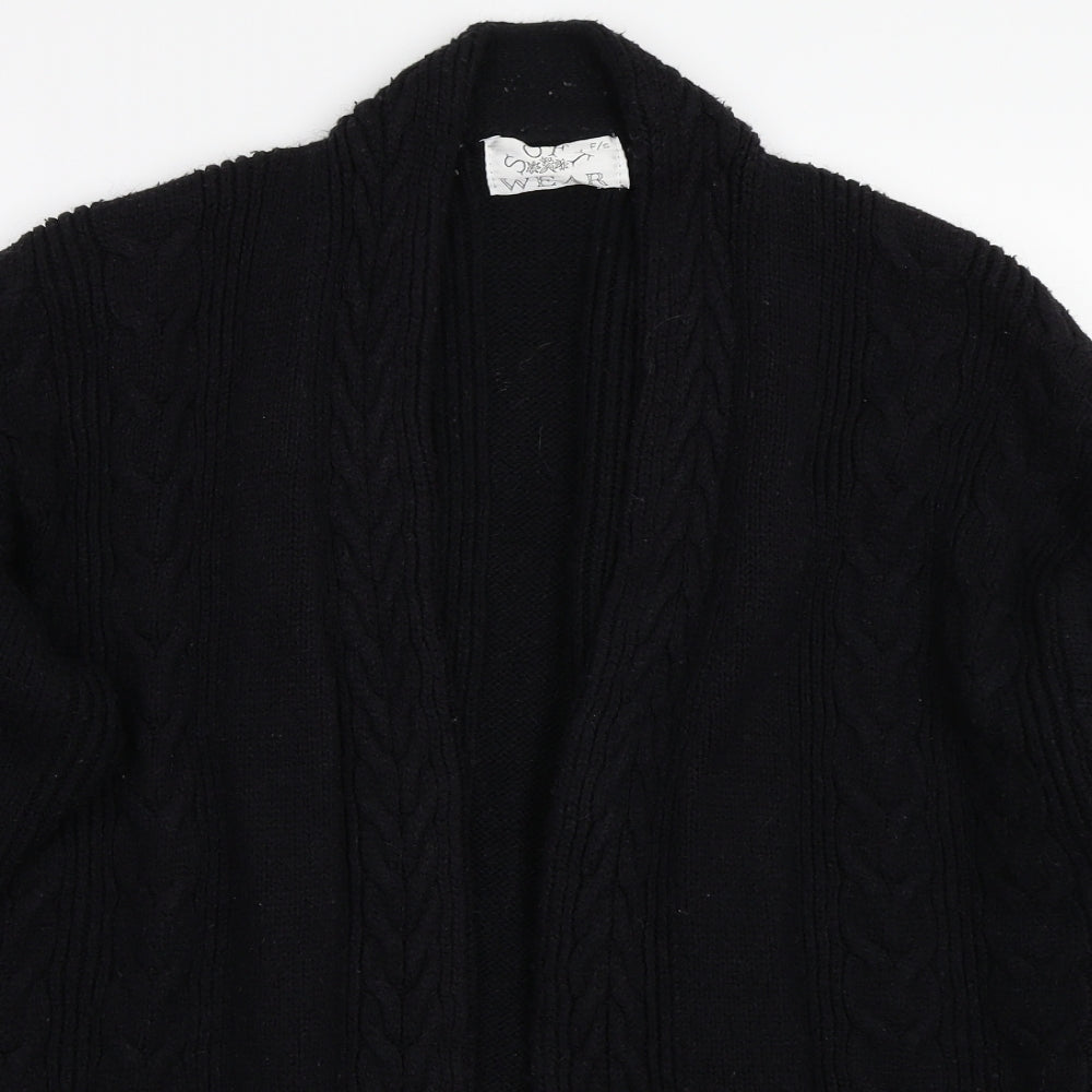 Soft wear Womens Black   Pullover Jumper Size S