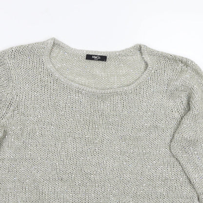M&Co Womens Grey   Pullover Jumper Size L