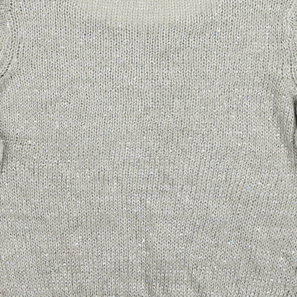 M&Co Womens Grey   Pullover Jumper Size L