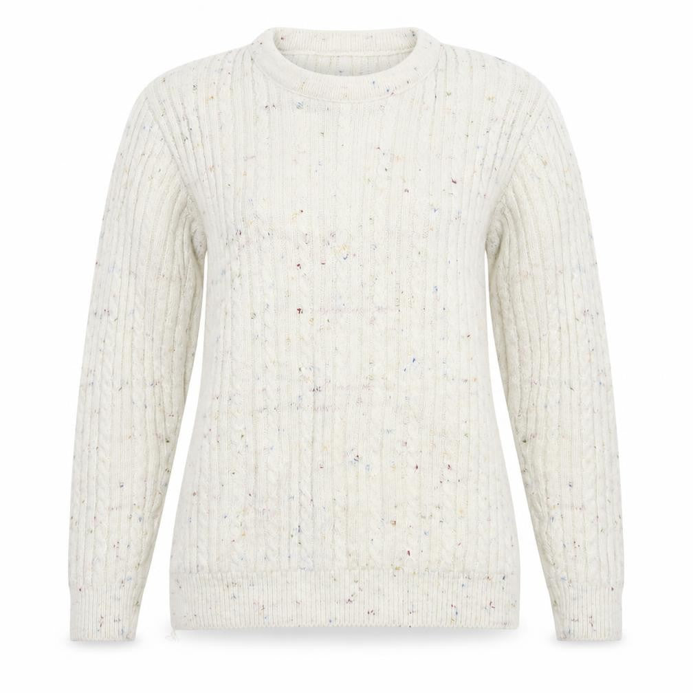 Monique Womens White   Pullover Jumper Size M