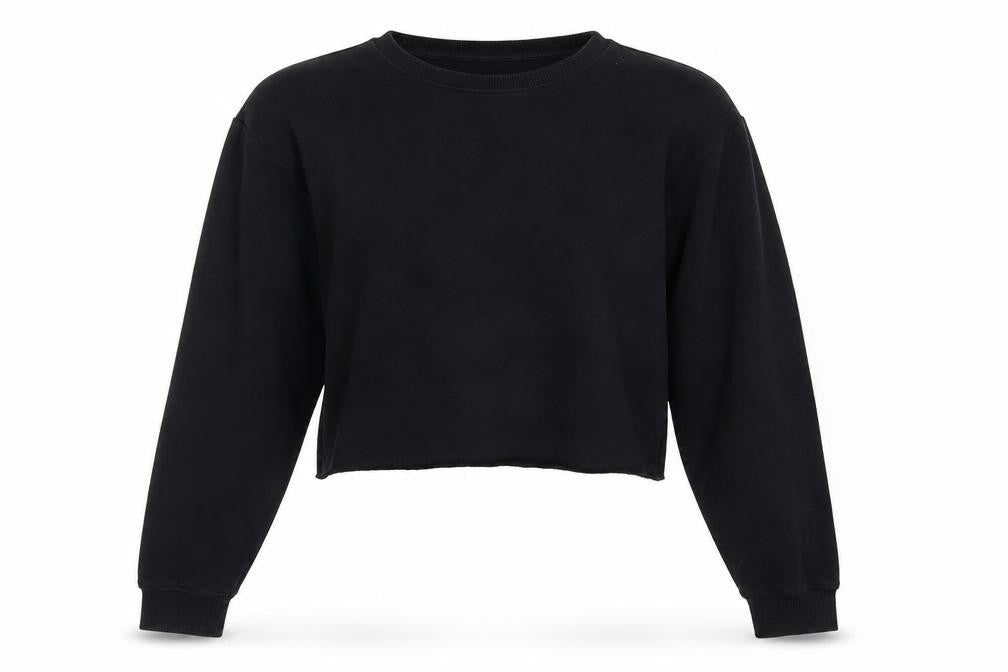Divided Womens Black   Pullover Sweatshirt Size XS  - Cropped