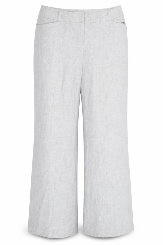 Preworn Womens Grey   Dress Pants Trousers Size 12 L30 in