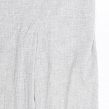 Preworn Womens Grey   Dress Pants Trousers Size 12 L30 in