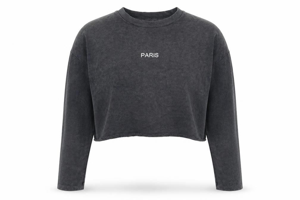 Topshop Womens Grey   Pullover Sweatshirt Size 6
