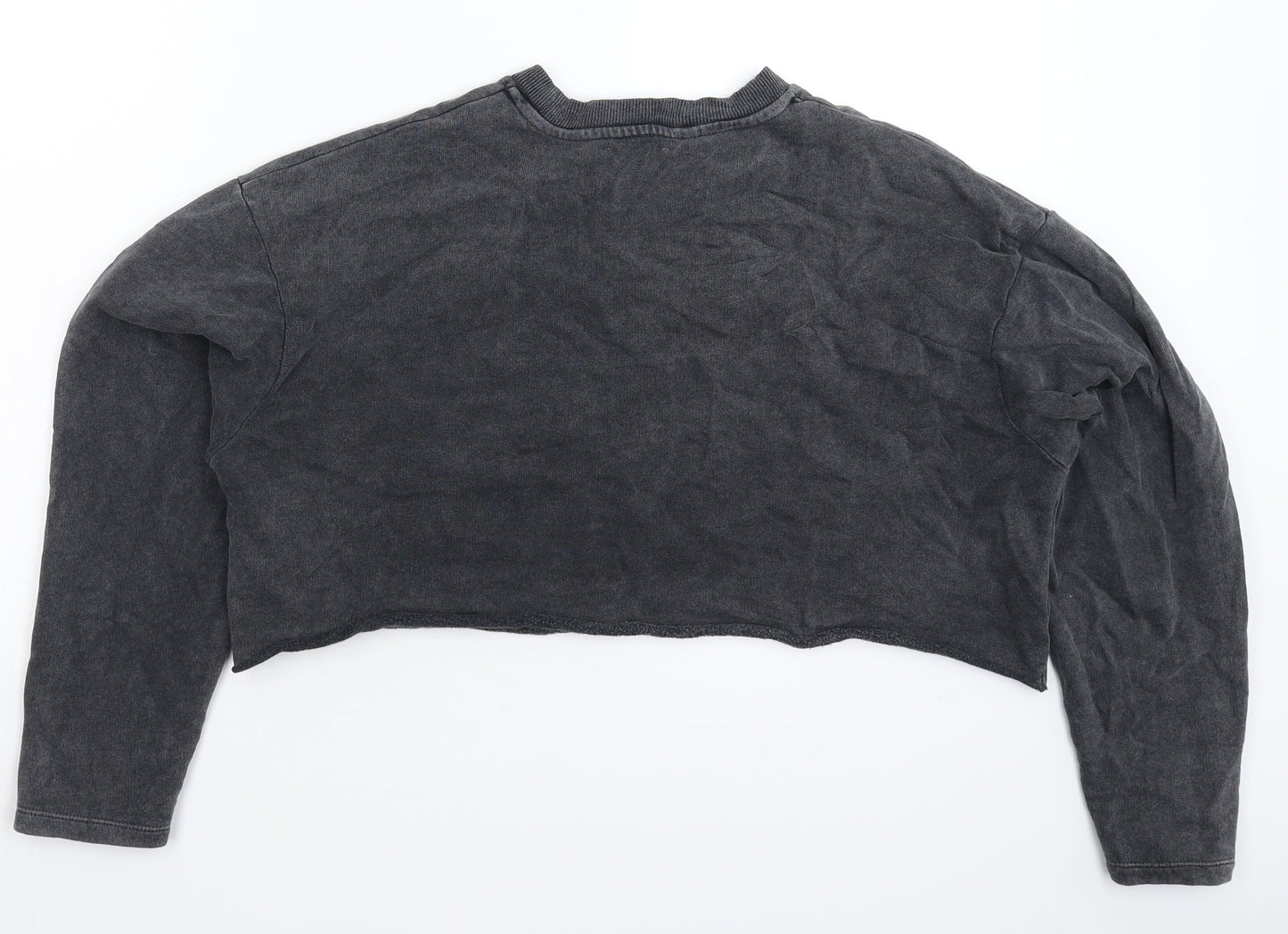 Topshop Womens Grey   Pullover Sweatshirt Size 6