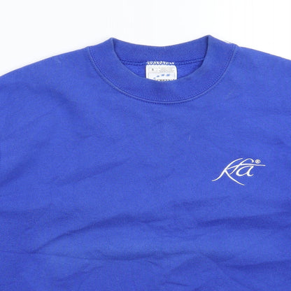 Preloved Fruit of the Loom Mens Blue   Pullover Sweatshirt Size S - Detail