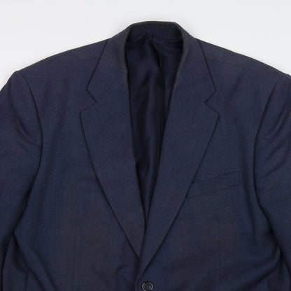 Simon Taylor Mens Blue   Jacket Suit Jacket Size 44