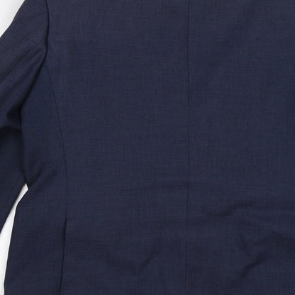 Simon Taylor Mens Blue   Jacket Suit Jacket Size 44