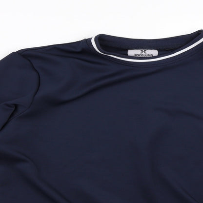 Preloved HISCOLUMN Mens Blue   Pullover Jumper Size S - Detail