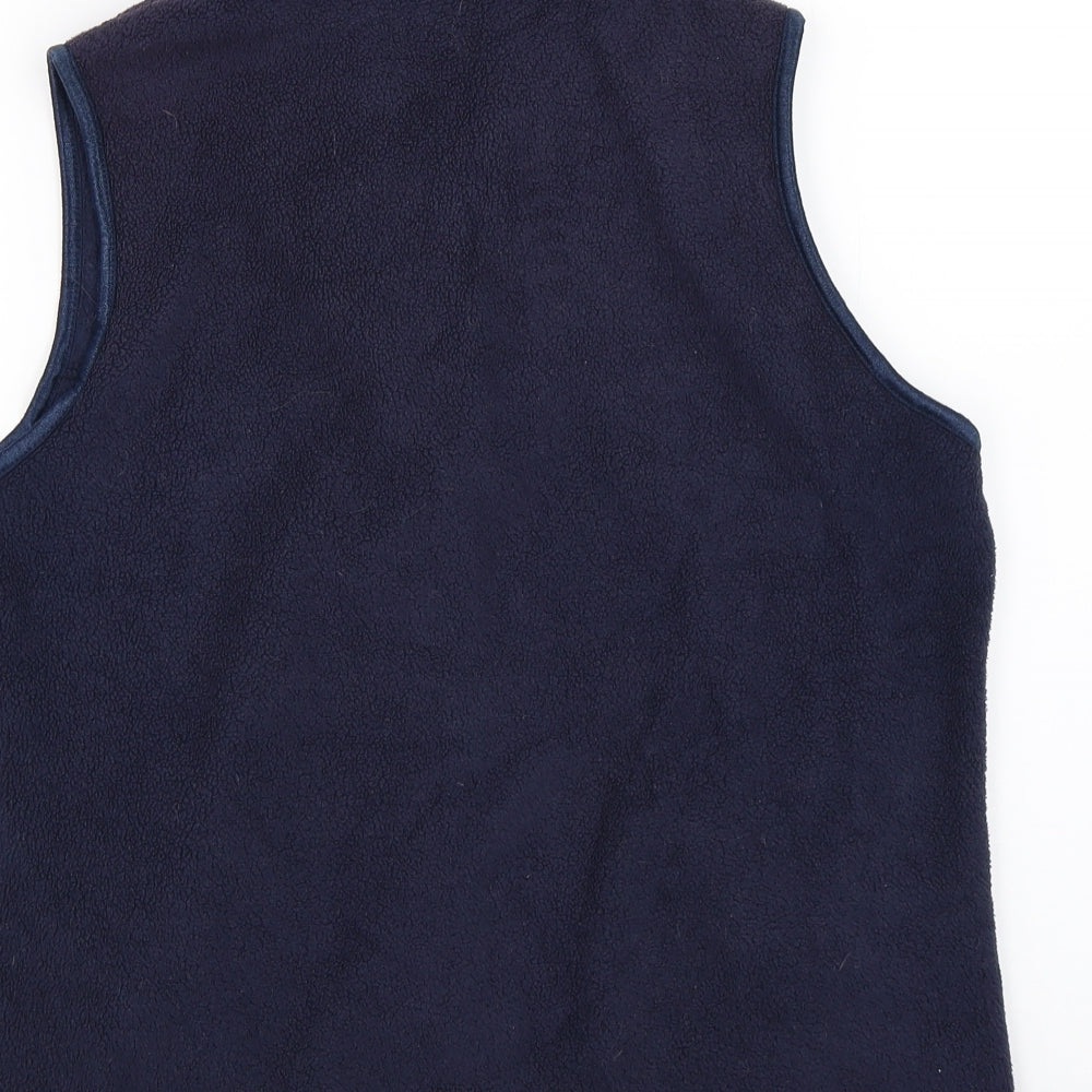 PARA Womens Blue   Gilet Poncho Size M