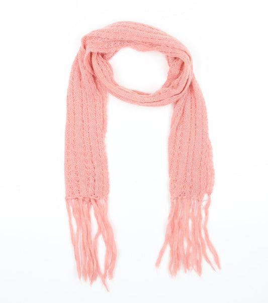 Preworn  Pink  Knit  Scarf