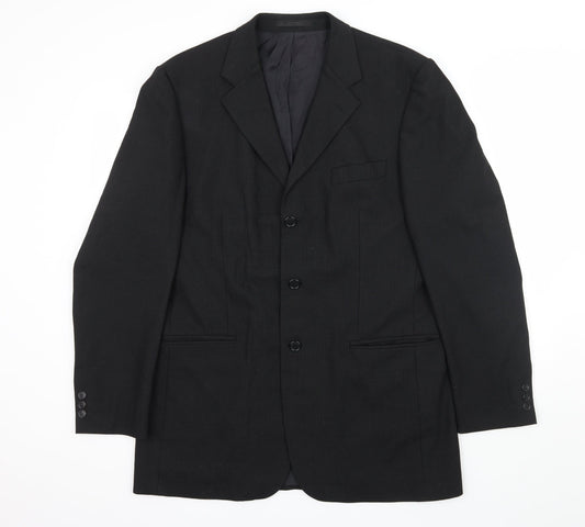 Burton Mens Black   Jacket Suit Jacket Size L