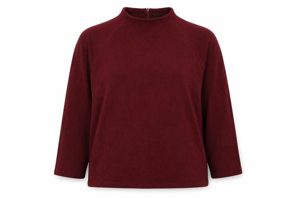 Marks & Spencer Womens Red  Jersey Pullover Sweatshirt Size 16