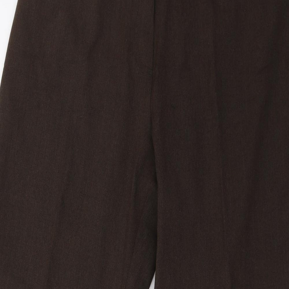 Marks and Spencer Womens Brown   Trousers  Size 16 L28 in