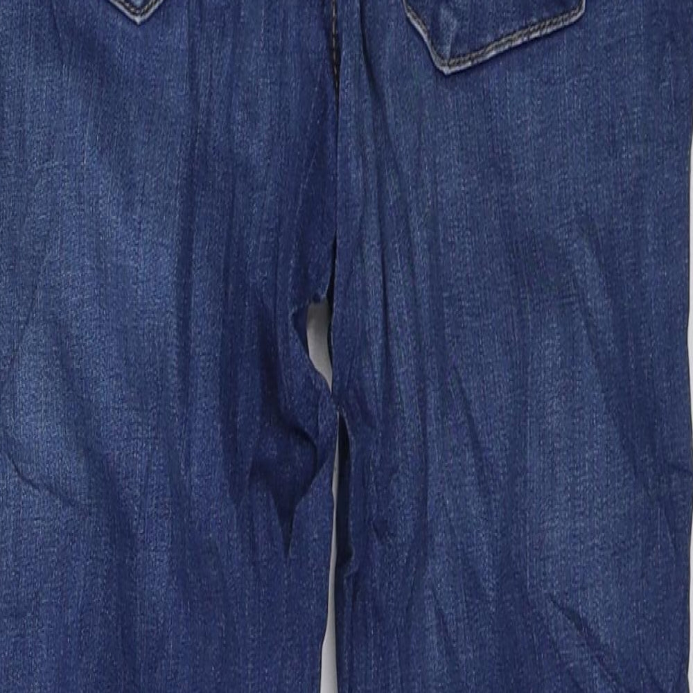 Topshop Womens Blue  Denim Skinny Jeans Size 28 in L30 in