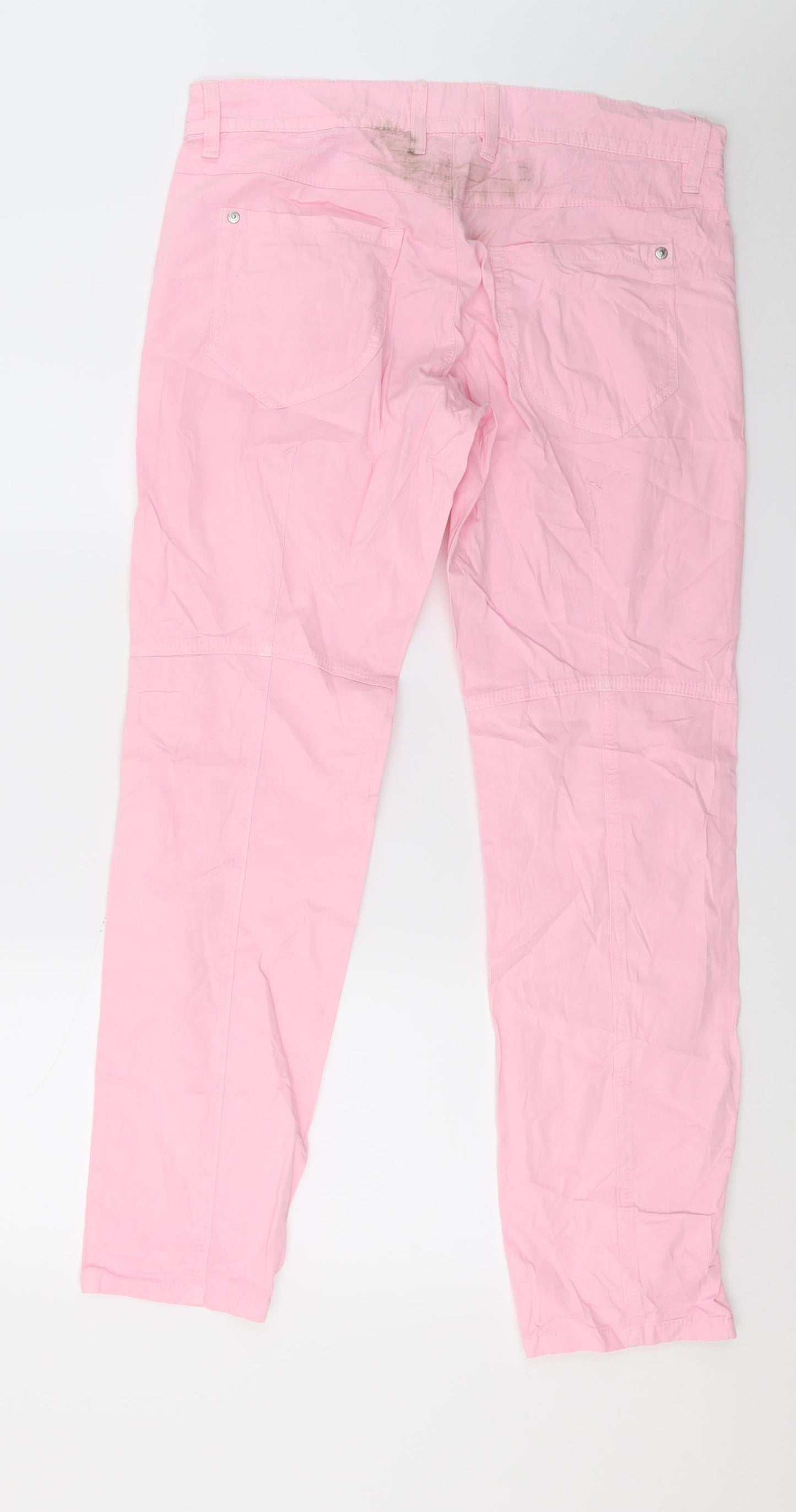 Preworn Womens Pink   Trousers  Size 10 L28 in