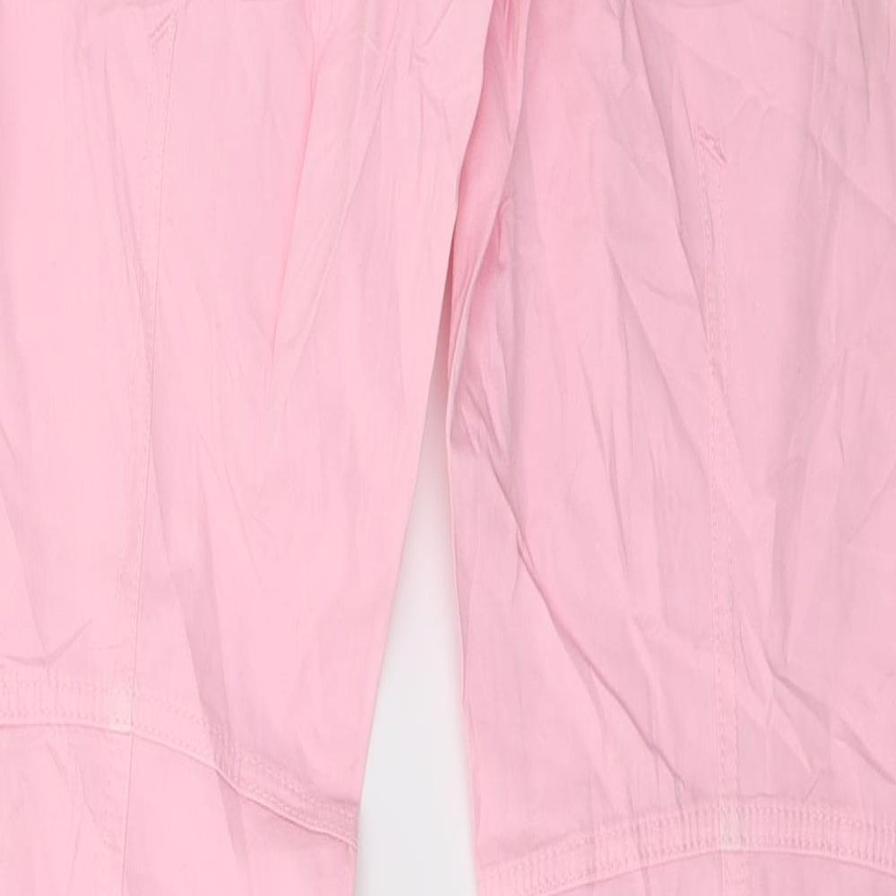 Preworn Womens Pink   Trousers  Size 10 L28 in