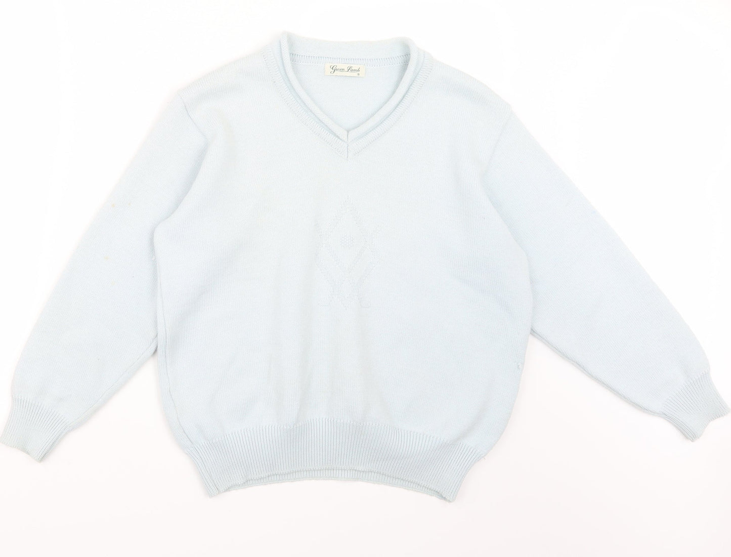Green Lamb Womens Green  Knit Pullover Jumper Size S