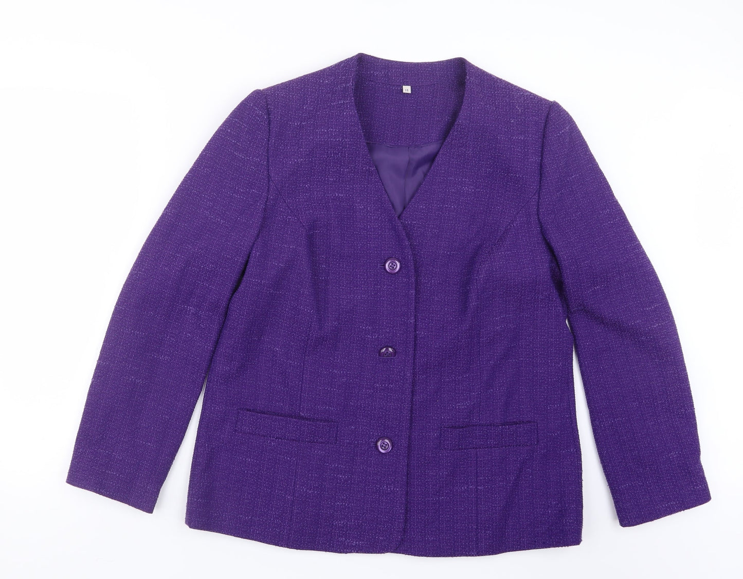 EWM Womens Purple   Jacket  Size 14