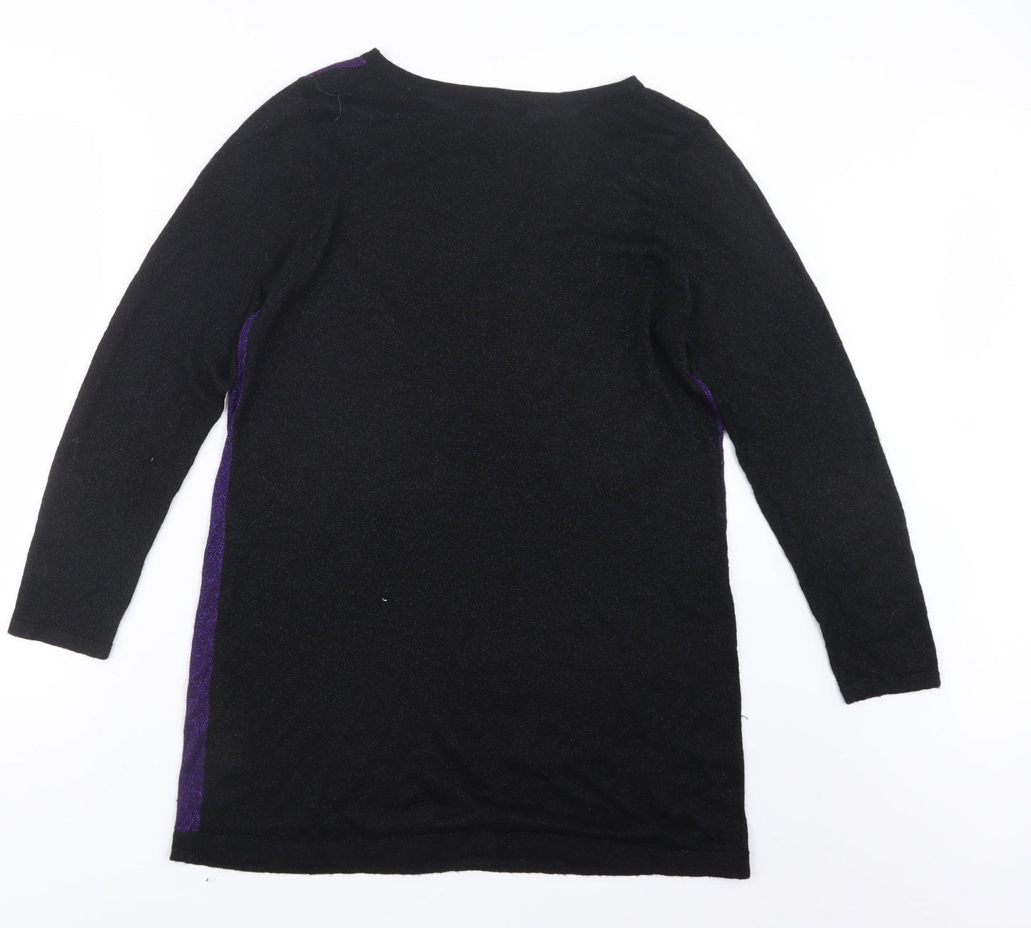 Bm Collection Womens Purple   Pullover Jumper Size M