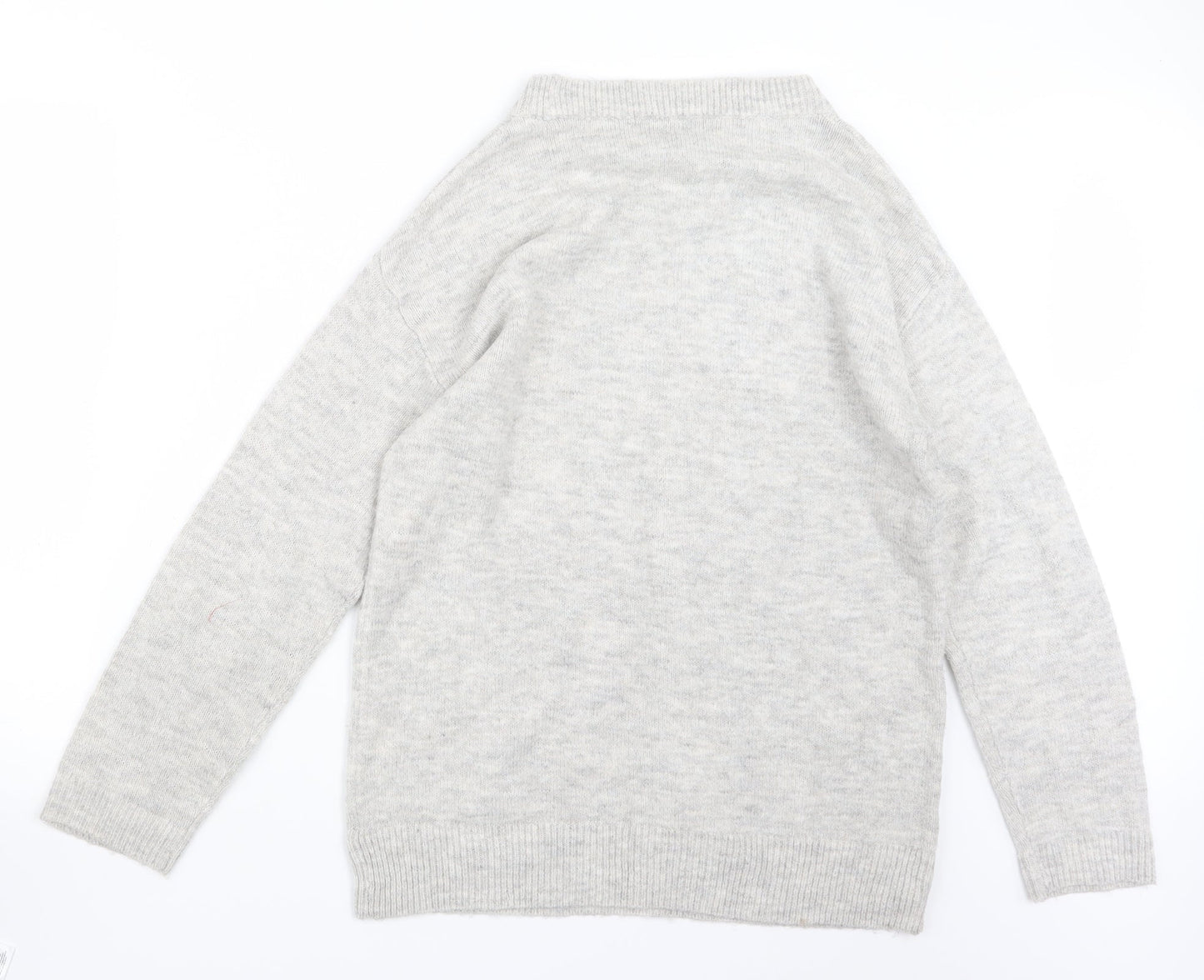 George Womens Grey  Knit Pullover Jumper Size 8