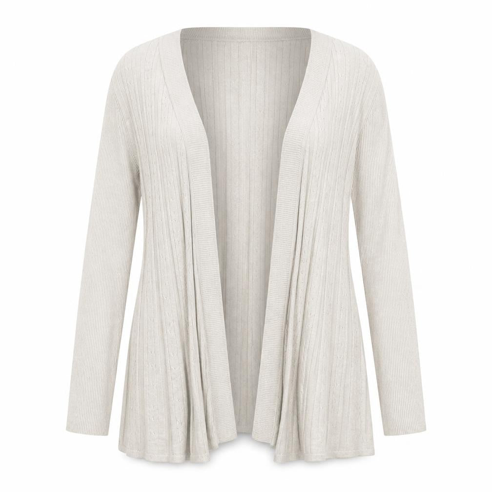 Bonmarché Womens Beige Knit Cardigan Jumper Size M