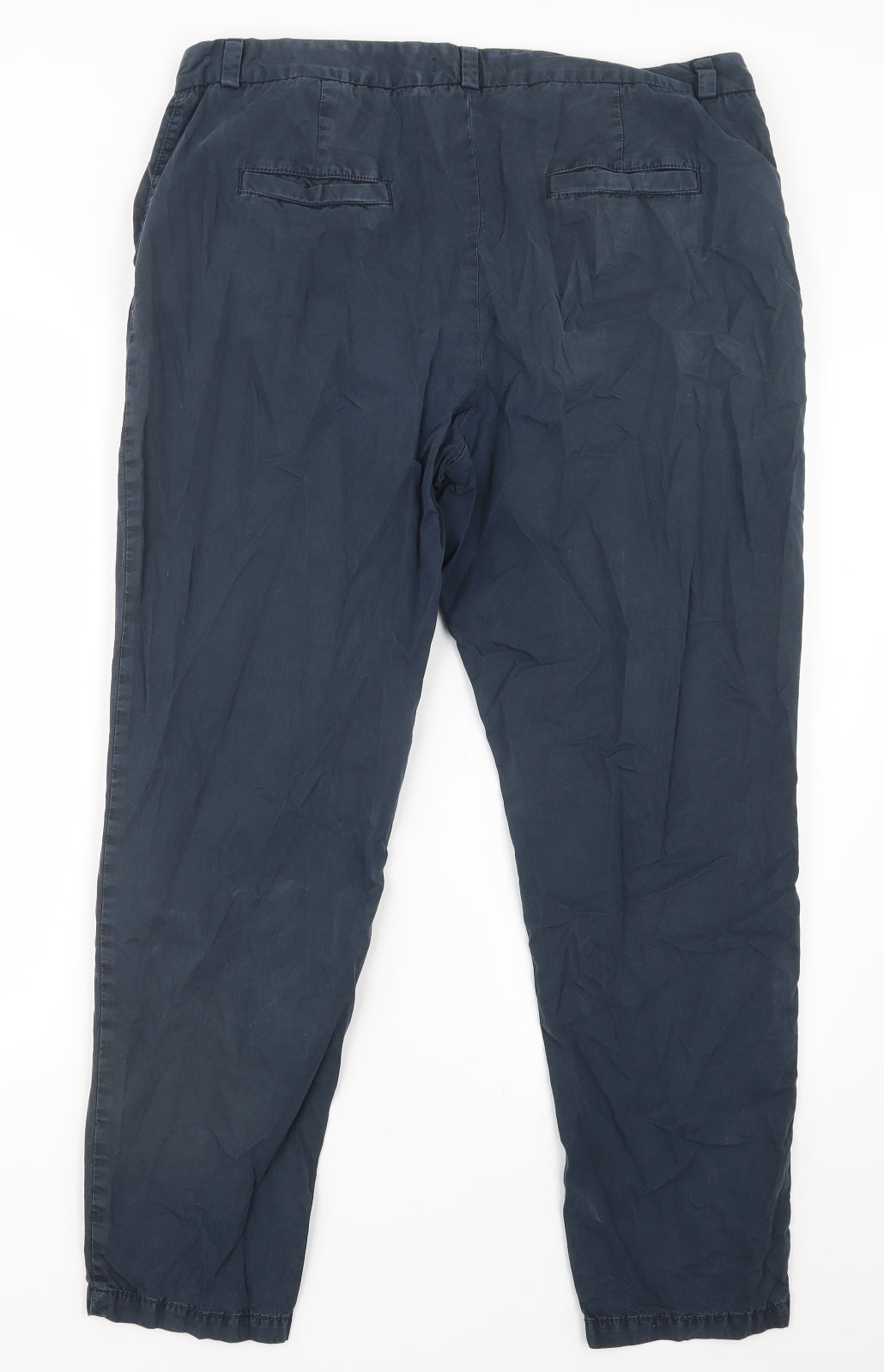 Marks and Spencer Womens Blue   Trousers  Size 16 L28 in