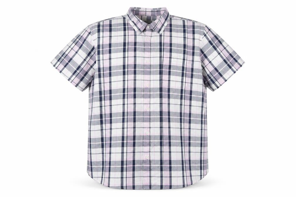 Cedarwood State Mens Orange Check Button-Up Size 2XL