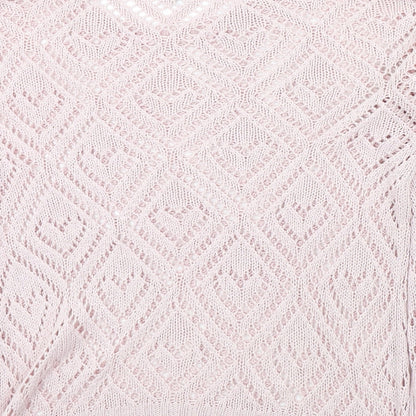 Preloved Peacocks Womens Pink   Pullover Jumper Size S - Label