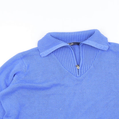 Preloved lsle Womens Blue   Pullover Jumper Size 18 - Detail