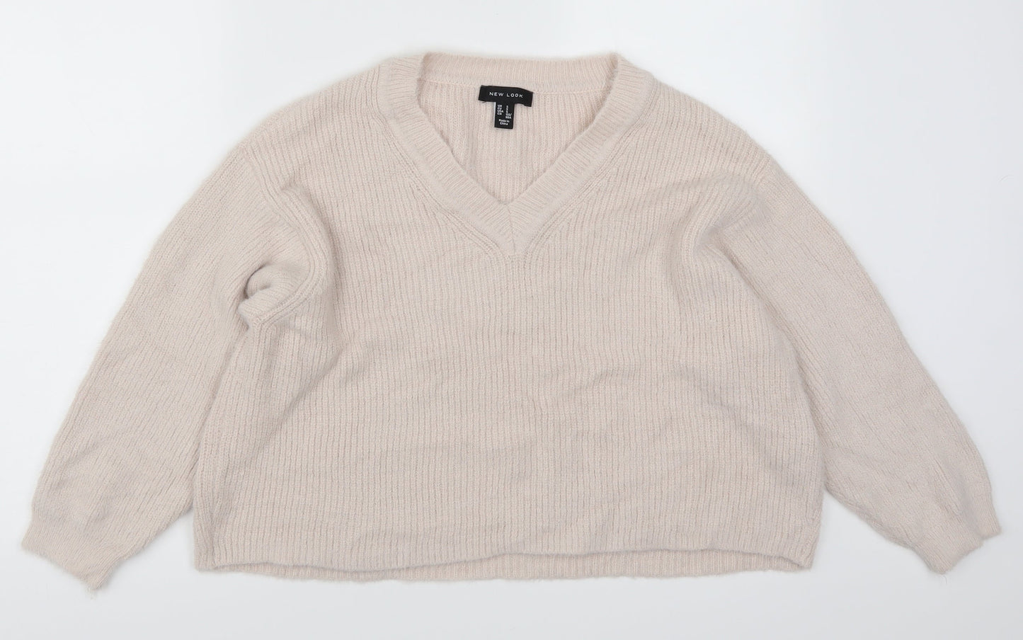 New Look Womens Pink   Pullover Jumper Size S