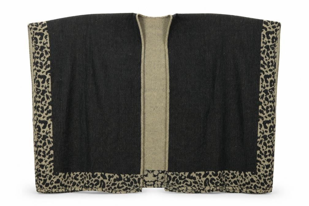 Preworn Womens Brown Animal Print  Shrug Jumper One Size