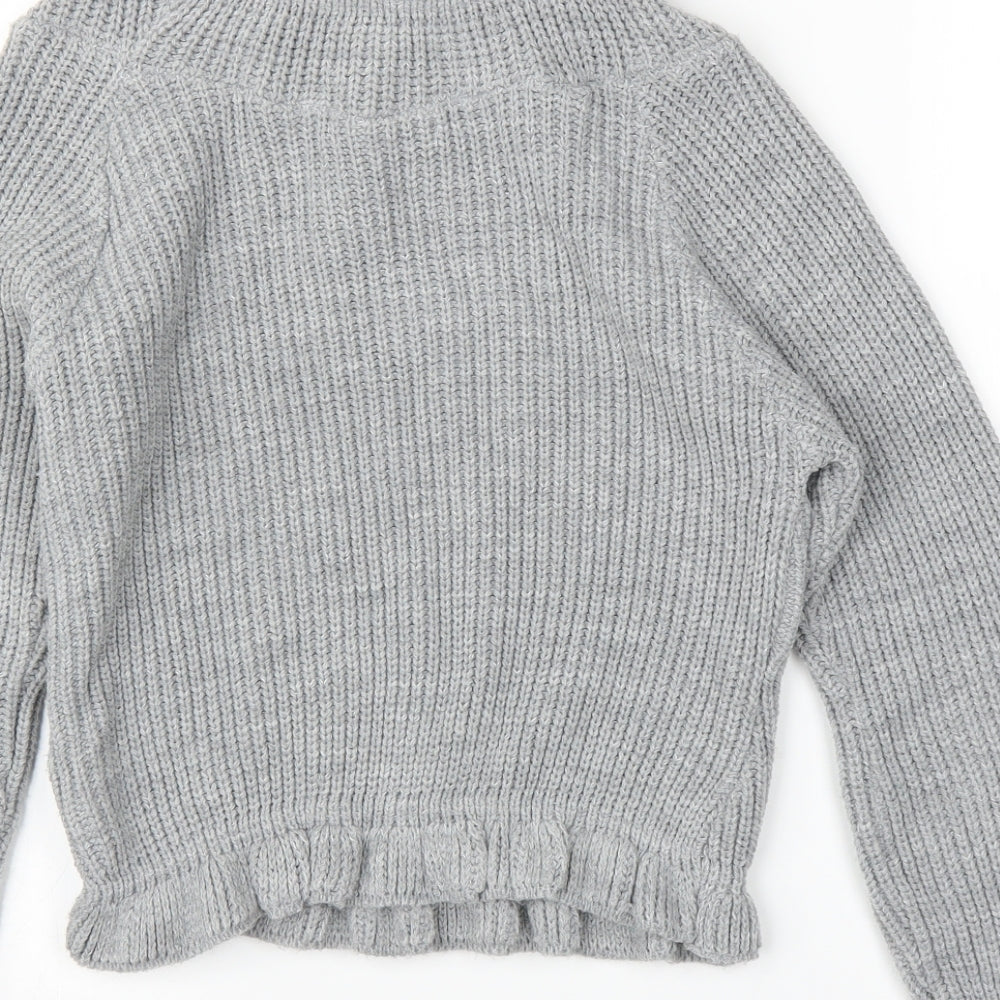 Misspap Womens Grey   Pullover Jumper Size S