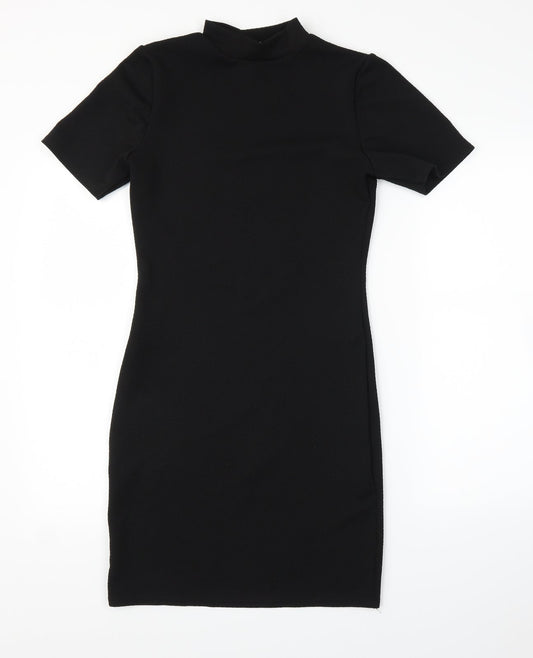 Bonnie & Clyde Womens Black   Sheath  Size S