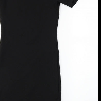 Bonnie & Clyde Womens Black   Sheath  Size S