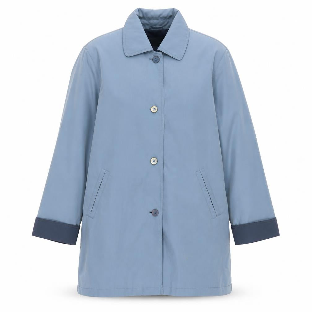 EWM Womens Blue   Overcoat Coat Size 14