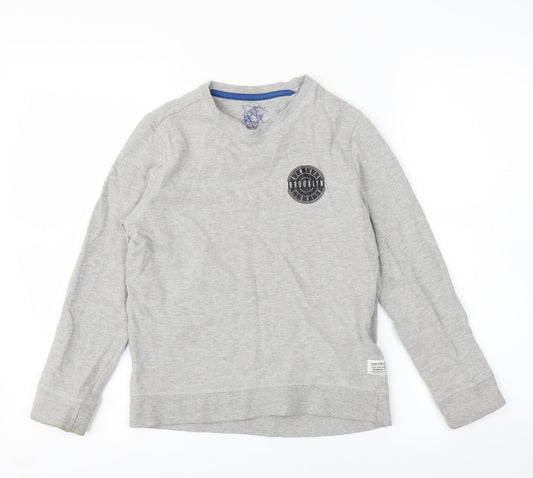F&F Boys Grey   Pullover Jumper Size 9 Years