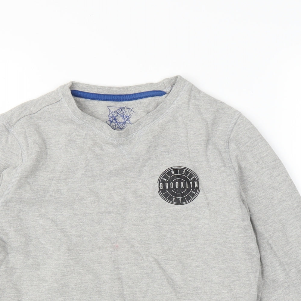 F&F Boys Grey   Pullover Jumper Size 9 Years