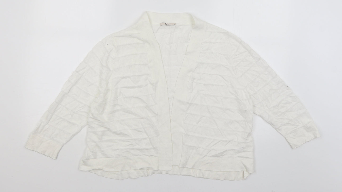 TU Womens White   Wrap Jumper Size 18